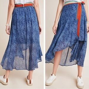 Anthropologie Conditions Apply Joni Wrap Skirt size S NWT